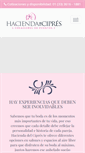 Mobile Screenshot of haciendadelcipres.com